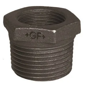 11/2"x11/4" reduksjon sort stål | Passer i akkumulatortank