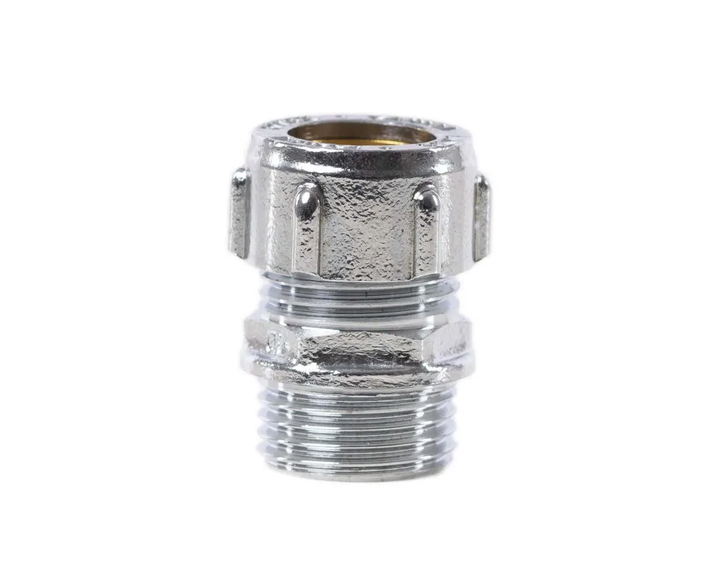 1/2″x15mm klemringskobling | Tipunion for kobber og PEX rør