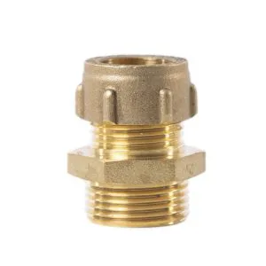 1"x28mm klemringskobling | Tipunion for kobber og PEX rør