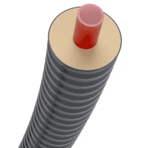 Calpex 1x25mm preisolert kulvertrør 10 meter | Fjernvarmerør