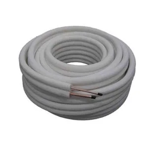 1/4"x5/8" isolert kobberrør for luft-luft og luft-vann varmepumper