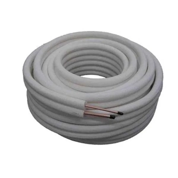 1/4″x5/8″ isolert kobberrør for luft-luft og luft-vann varmepumper