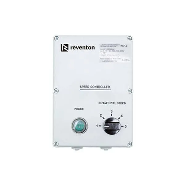 Reventon HC 1,2A 5 trinns vifteregulator | Til ventilatorer etc.