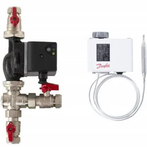 Laddomat 11-30 22 mm Termisk ventil + Danfoss KP78 termostat