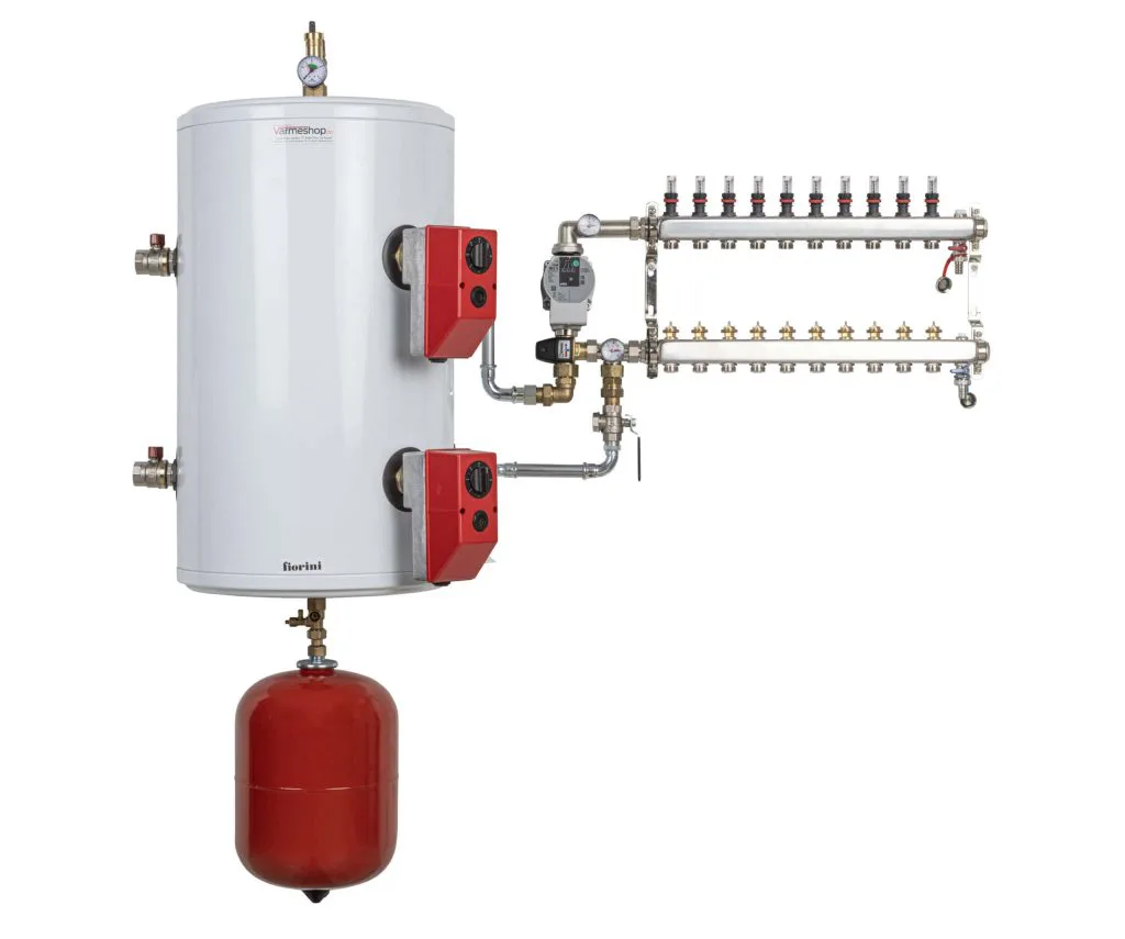 Varmeshop el-kassett | 6 kW | 11 kurser vannbåren gulvvarme