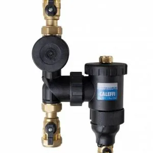 Caleffi Dirtmag 28 mm alt i ett vannfilter for vannbåren varme