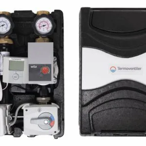 Thermomatic EC Home R 1" YP6 Kvs 8,3 shuntgruppe med pumpe
