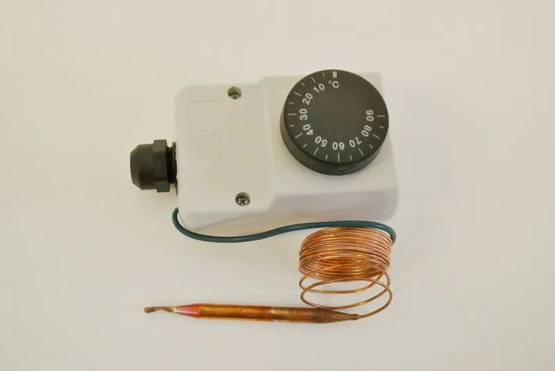 0-90 grader termostat med kapillarrør sensor | Enkel start/stopp