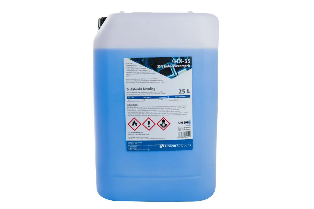 HX 35 etylenglykol/kuldebærersprit 25 liter for borehull etc.