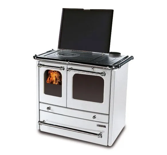 TermoSovrana White DSA | Vedkomfyr med komplett varmesystem