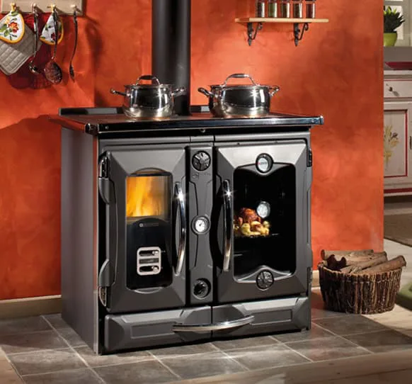 TermoSuprema Compact DSA | Vedkomfyr med komplett varmesystem