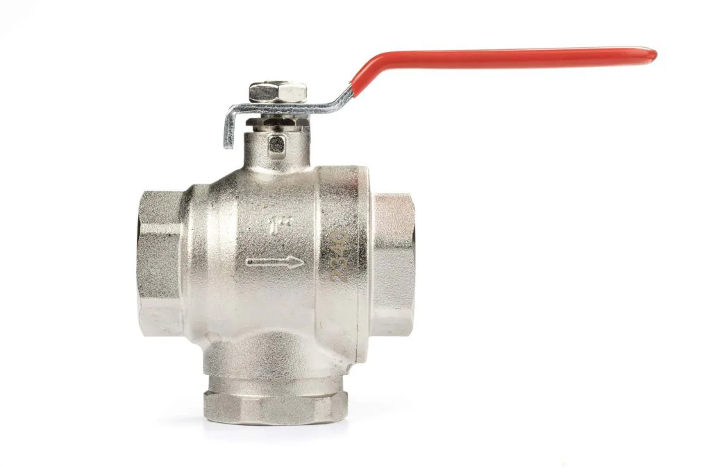 Kuleventil med 1″ gjenger, innebygget filter og magnet