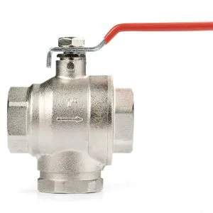 Kuleventil med 11/2" gjenger, innebygget filter og magnet