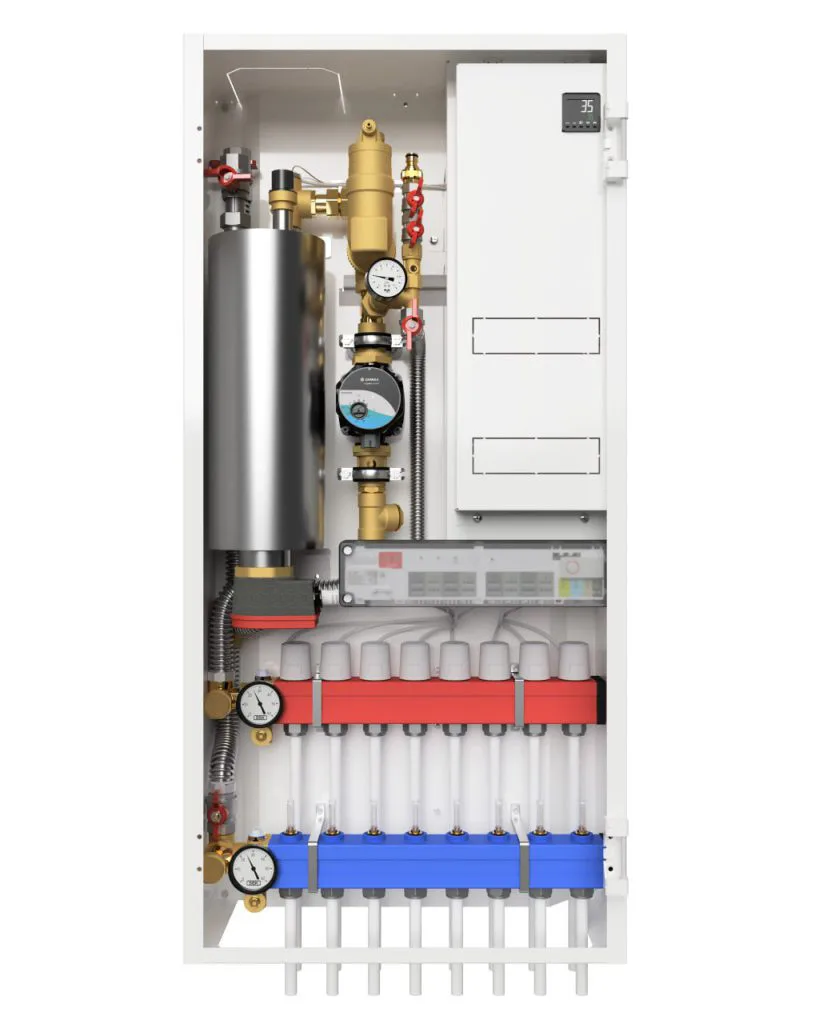 Varmetema Alfa Standard | 6 kW | 8 kurser vannbåren gulvvarme